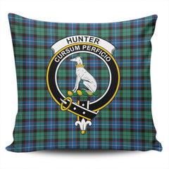 Clan Hunter Ancient Tartan Crest Pillow Cover LQ26 Clan Hunter Tartan Today   