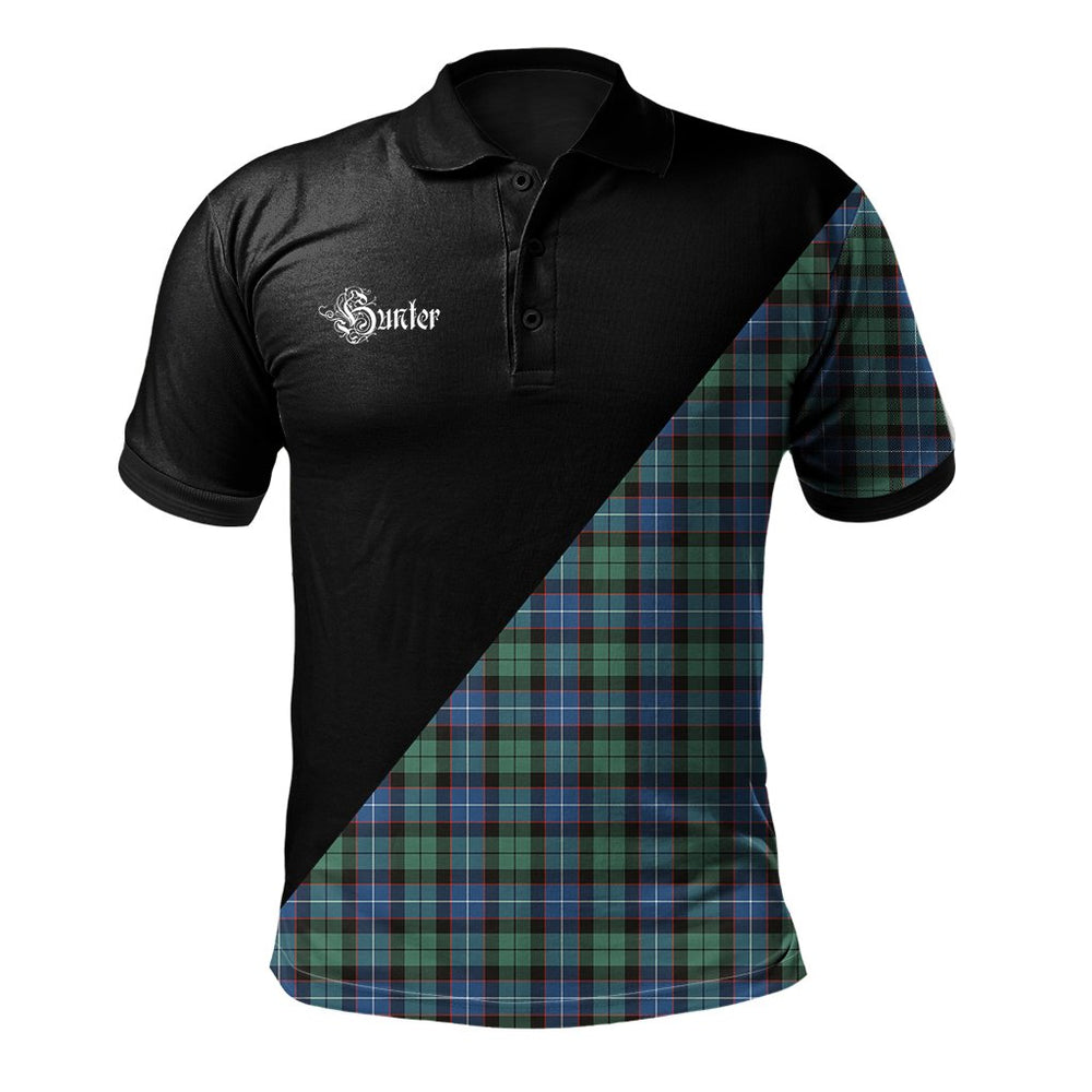 Clan Hunter Ancient Clan - Military Polo Shirt MW32 Hunter Ancient Tartan Tartan Polo   
