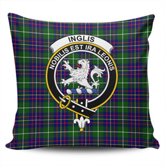 Clan Inglis Modern Tartan Crest Pillow Cover XV46 Clan Inglis Tartan Today   