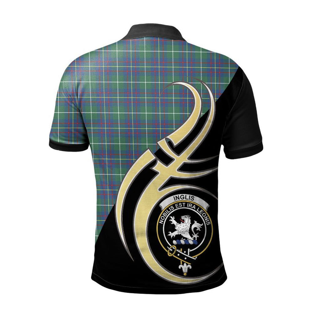 Clan Inglis Ancient Tartan Polo Shirt - Believe In Me Style WF93 Inglis Ancient Tartan Tartan Polo   