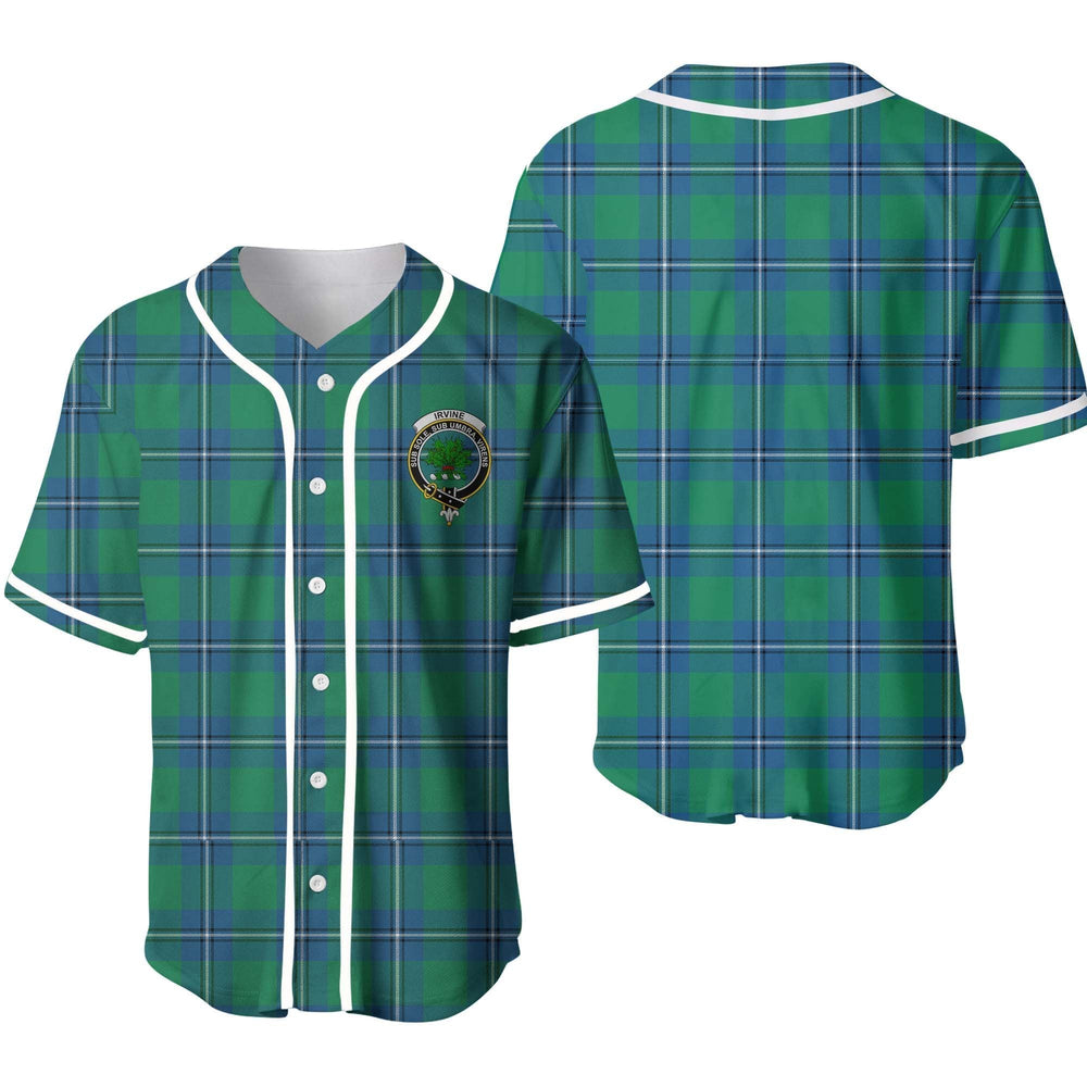 Clan Irvine Tartan Unisex Baseball Jersey AH55QU71 Clan Irvine Tartan Today   