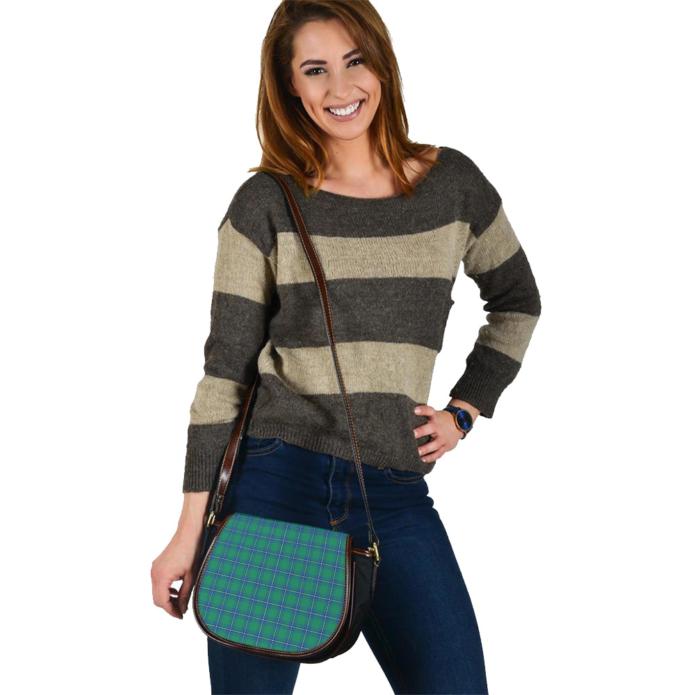 Clan Irvine Ancient Tartan Saddle Handbags EY75 Clan Irvine Tartan Today   