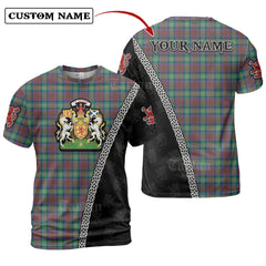 Isle of Skye Tartan Shirt with Scotland Coat of Arms & Custom Name VN59