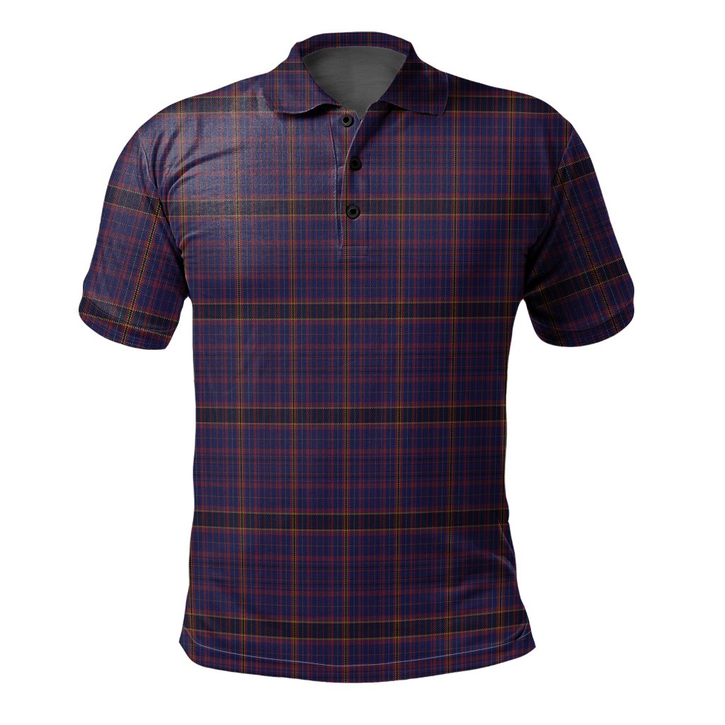Clan James of Wales Tartan Polo Shirt GQ82 James of Wales Tartan Tartan Polo   