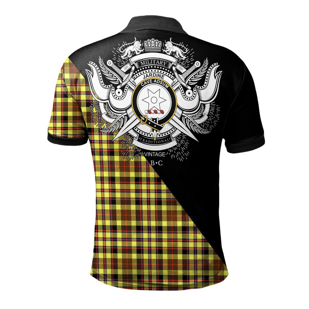 Clan Jardine Clan - Military Polo Shirt YQ57 Jardine Tartan Tartan Polo   