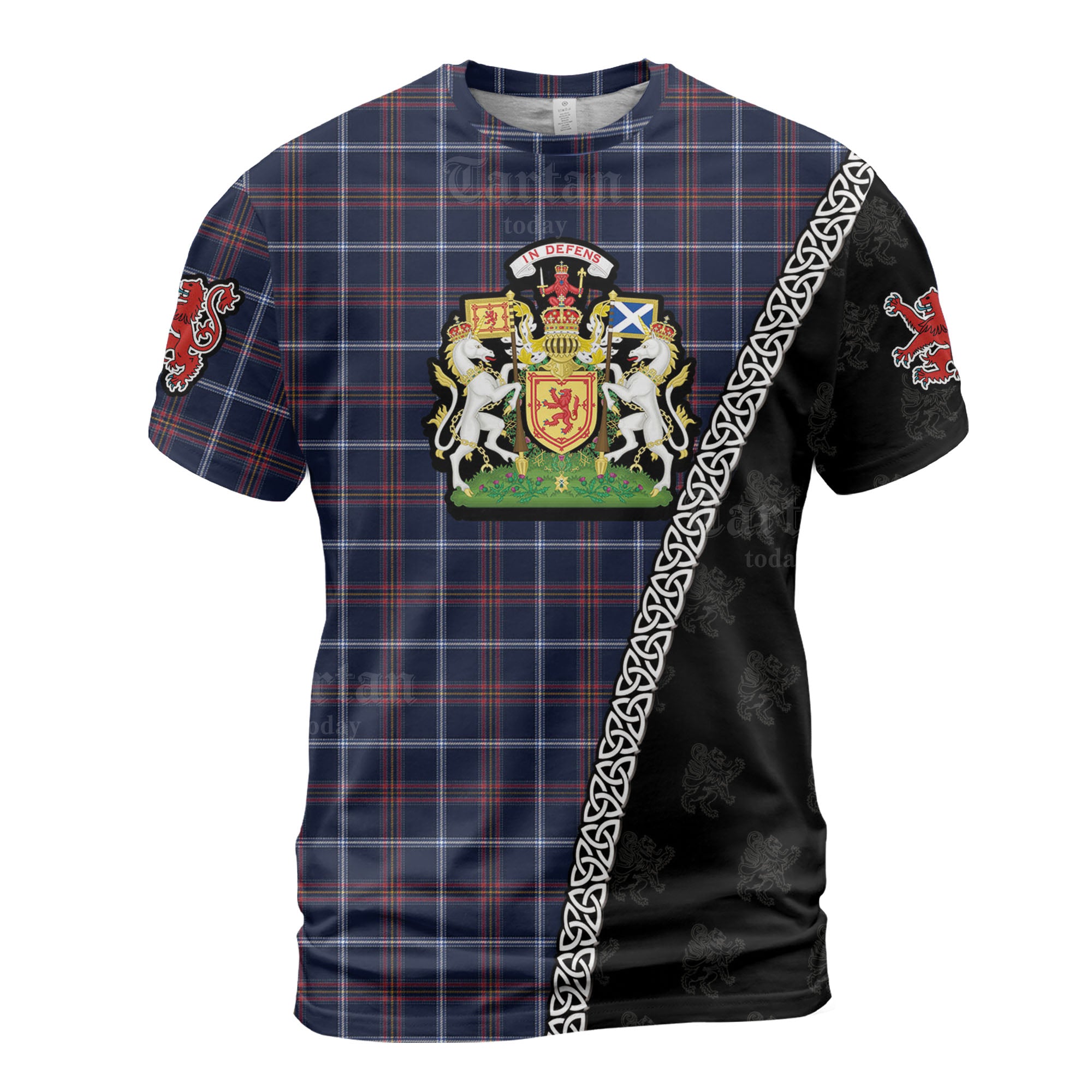 Personalized Clan Jewish Tartan Tartan Shirt with Scotland Coat of Arms & Custom Name NV60