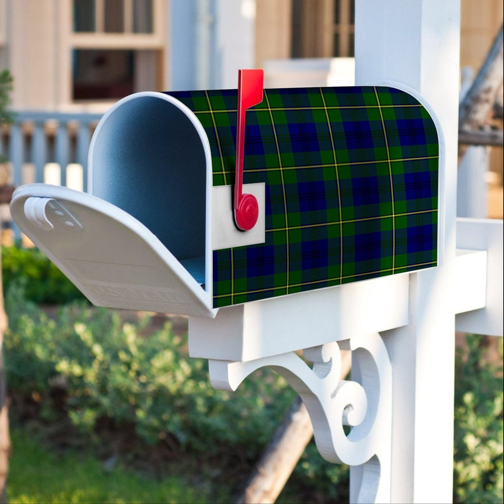 Clan Johnston Modern Tartan Crest Mailbox FJ44 Clan Johnston Tartan Today   