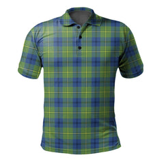 Clan Johnston Ancient Tartan Polo Shirt GG97 Johnston Ancient Tartan Tartan Polo   