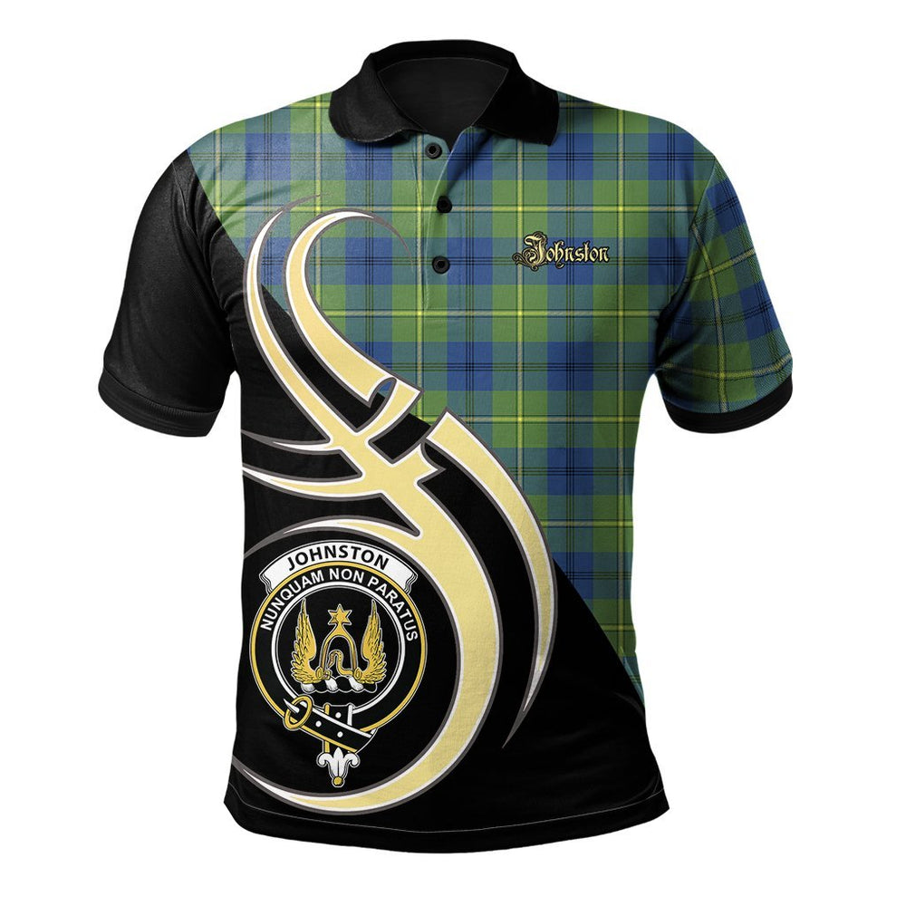 Clan Johnston Ancient Tartan Polo Shirt - Believe In Me Style ZY31 Johnston Ancient Tartan Tartan Polo   
