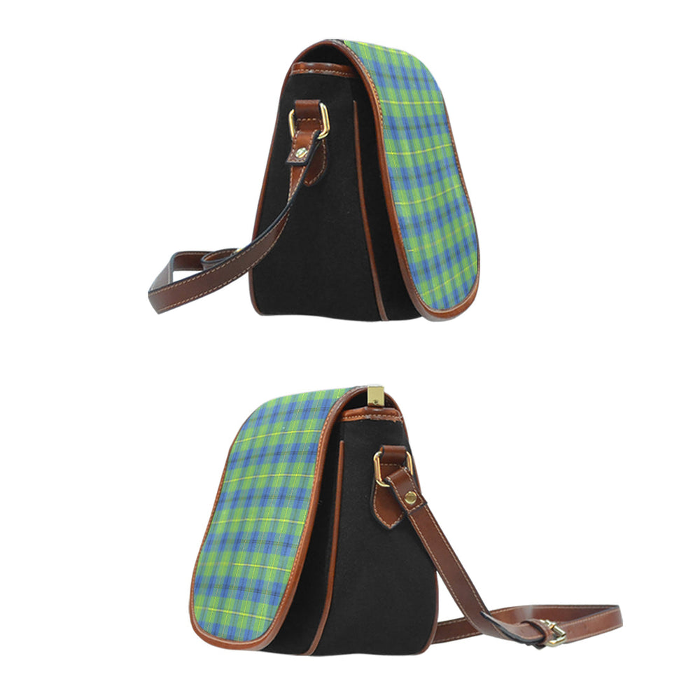Clan Johnston Ancient Tartan Saddle Handbags MI51 Clan Johnston Tartan Today   