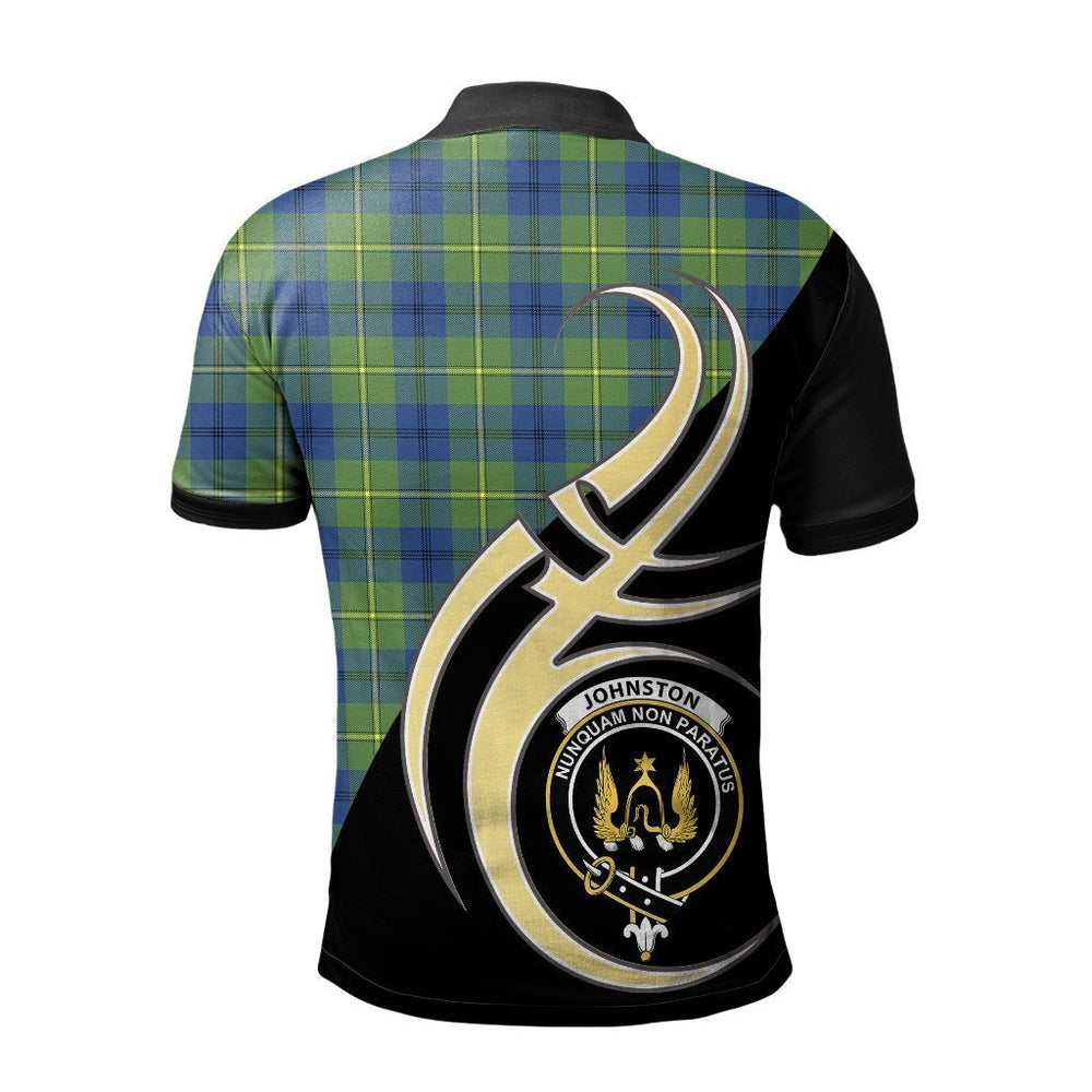 Clan Johnston Ancient Tartan Polo Shirt - Believe In Me Style ZY31 Johnston Ancient Tartan Tartan Polo   