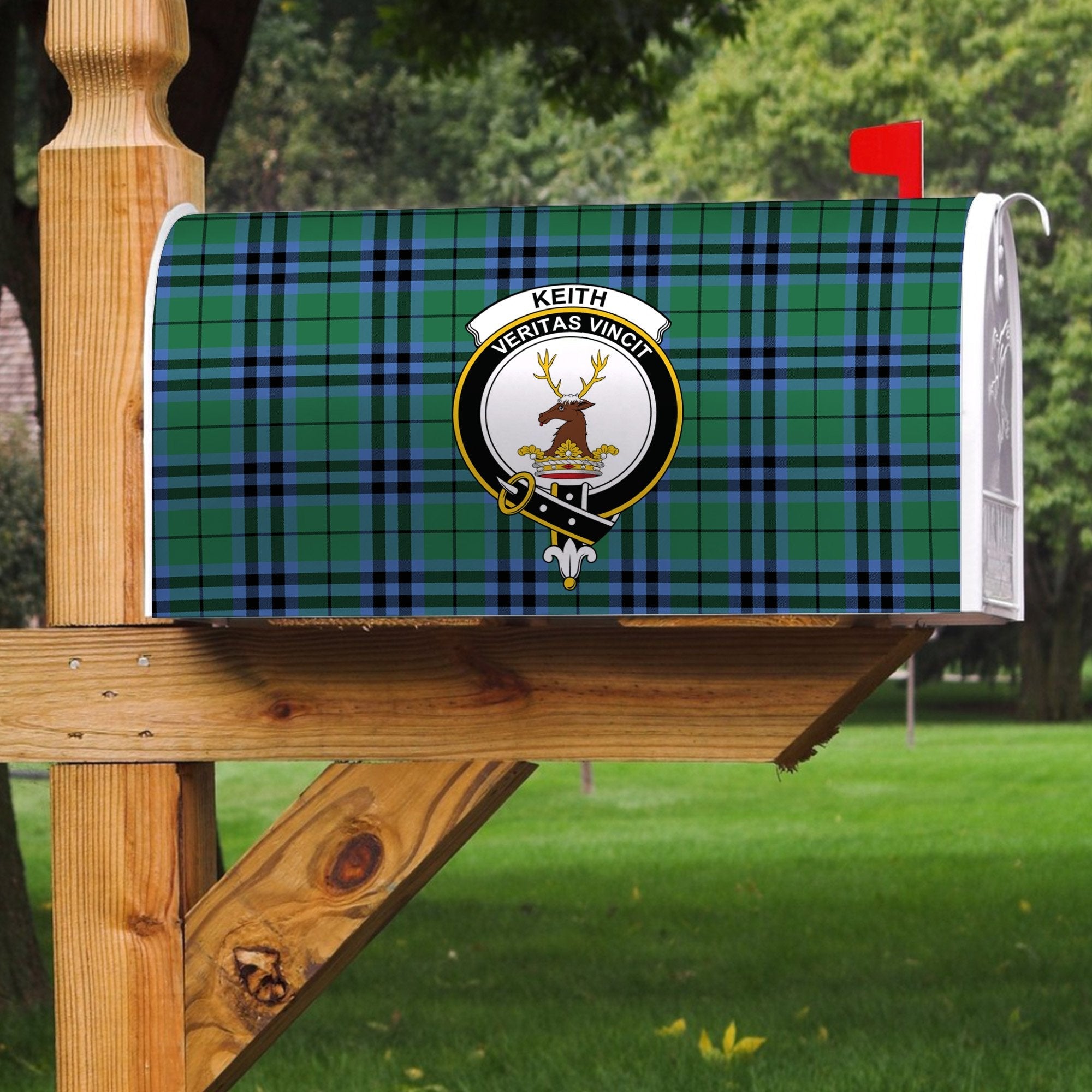 Clan Keith Ancient Tartan Crest Mailbox ZG51 Clan Keith Tartan Today   