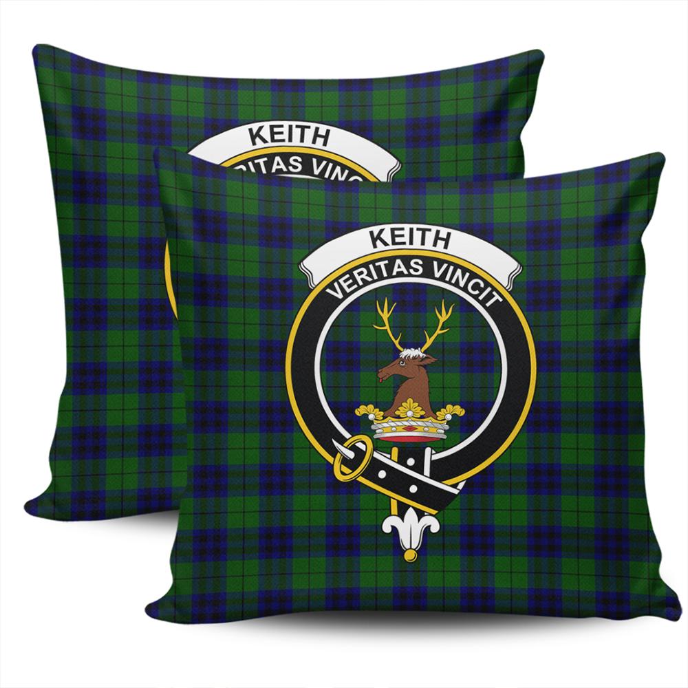 Clan Keith Modern Tartan Crest Pillow Cover MB83 Clan Keith Tartan Today   