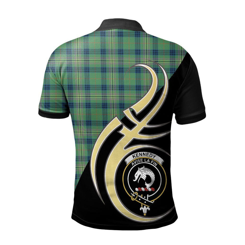 Clan Kennedy Ancient Tartan Polo Shirt - Believe In Me Style LL38 Kennedy Ancient Tartan Tartan Polo   