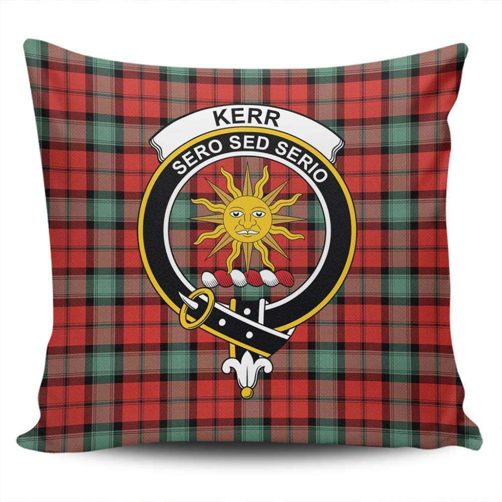 Clan Kerr Ancient Tartan Crest Pillow Cover UU98 Clan Kerr Tartan Today   