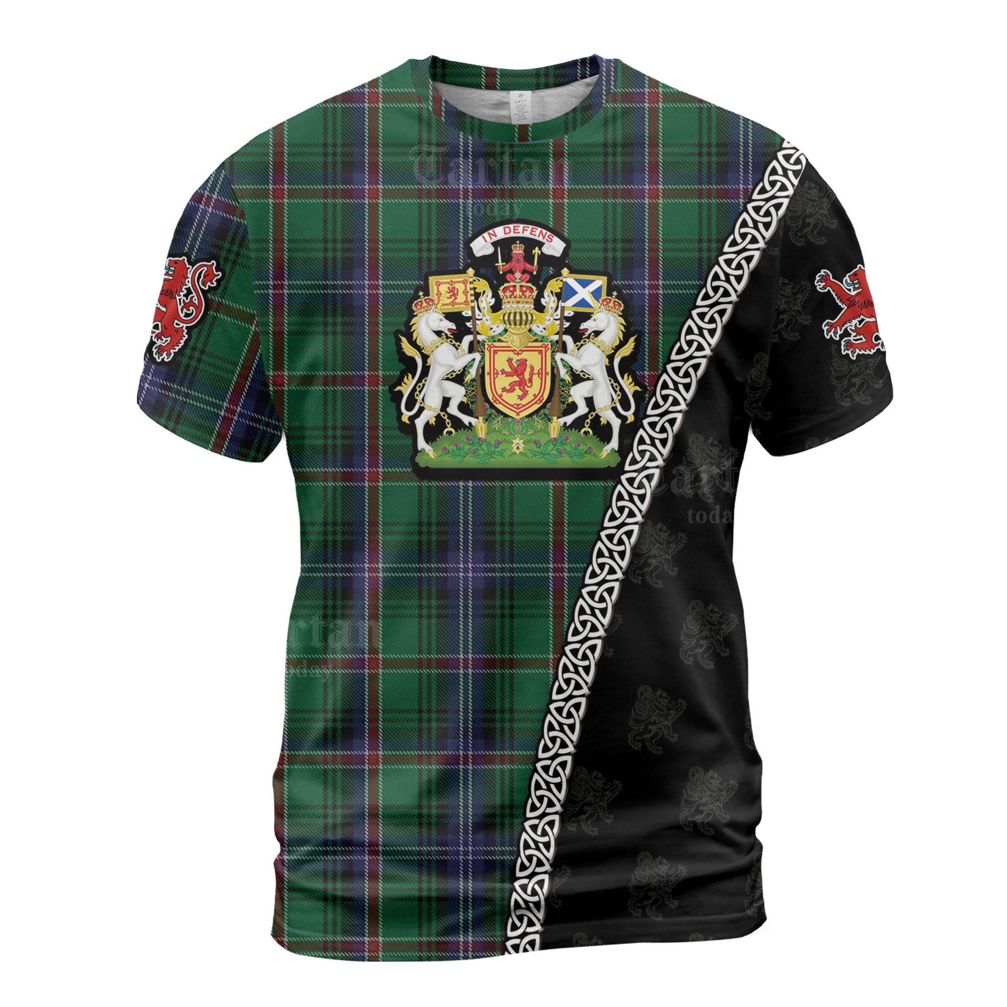 Personalized Clan Kirby Tartan Shirt with Scotland Coat of Arms & Custom Name HM69