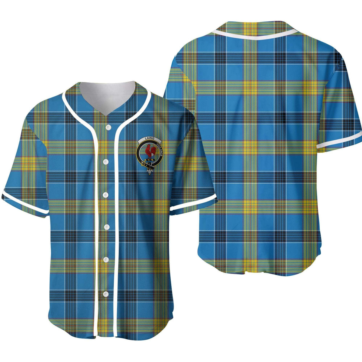 Clan Laing Tartan Unisex Baseball Jersey FY93TB48 Clan Laing Tartan Today   