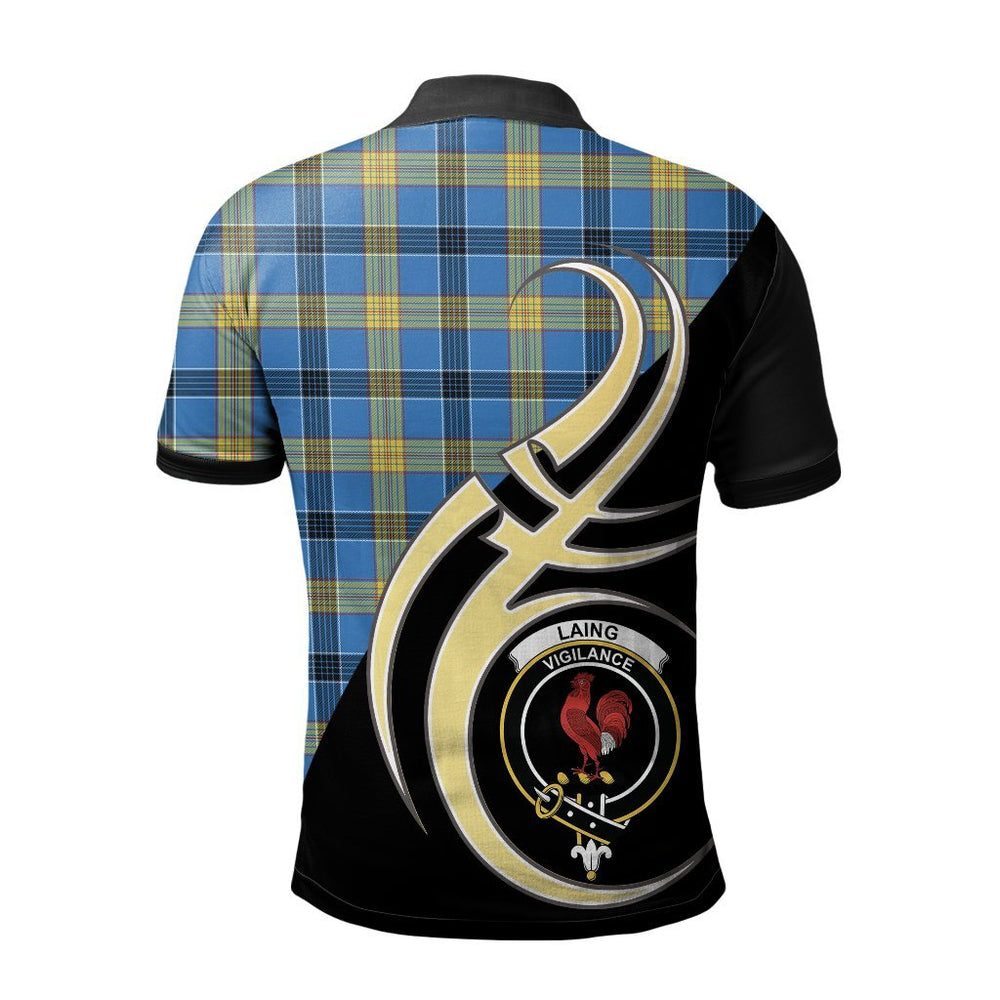 Clan Laing Tartan Polo Shirt - Believe In Me Style SY34 Laing Tartan Tartan Polo   