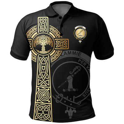 Clan Lammie Clan Unisex Polo Shirt - Celtic Tree Of Life