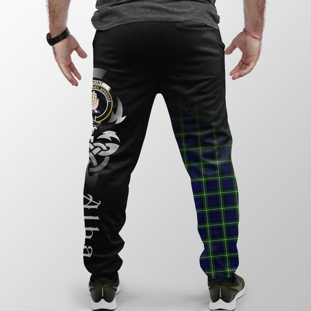 Clan Lamont Modern Tartan Crest Jogger Sweatpants  Alba Celtic Style KS93 Clan Lamont Tartan Today   