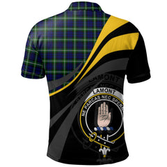 Clan Lamont Modern Tartan Polo Shirt - Royal Coat Of Arms Style JO25 Lamont Modern Tartan Tartan Polo   