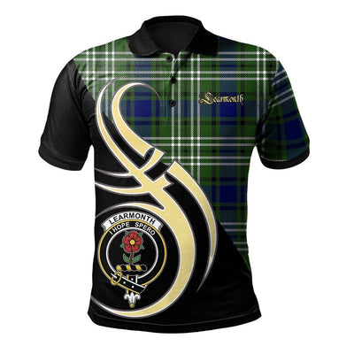 Clan Learmonth Tartan Polo Shirt - Believe In Me Style