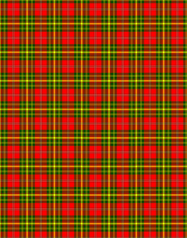 Leask tartan swatch