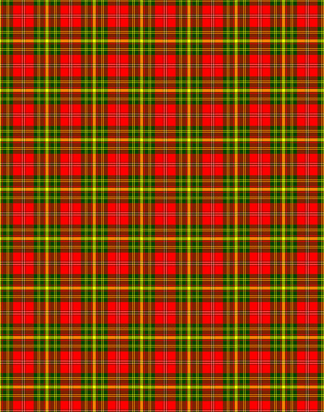 Leask tartan swatch