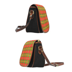 Clan Leask Modern Tartan Saddle Handbags WI15 Clan Leask Tartan Today   