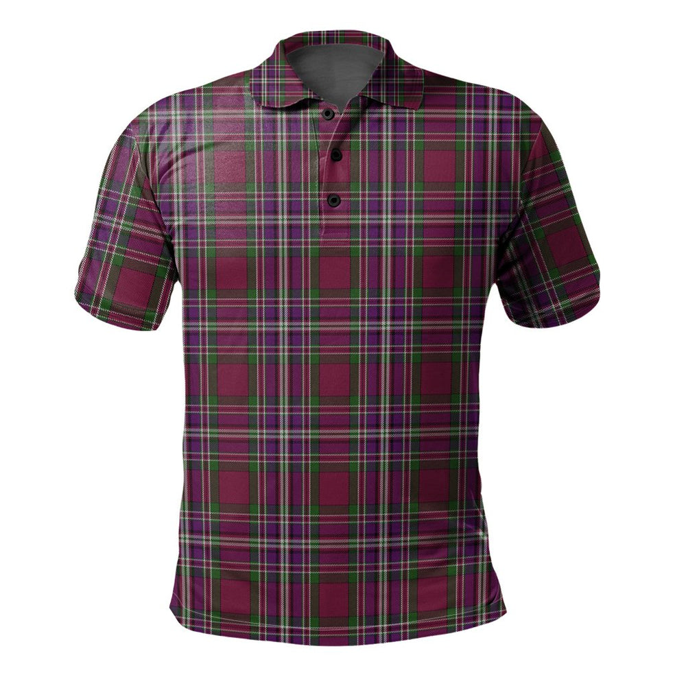 Clan Lendrum Lyon Tartan Polo Shirt BD65 Lendrum Lyon Tartan Tartan Polo   