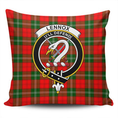 Clan Lennox Modern Tartan Crest Pillow Cover WQ72 Clan Lennox Tartan Today   