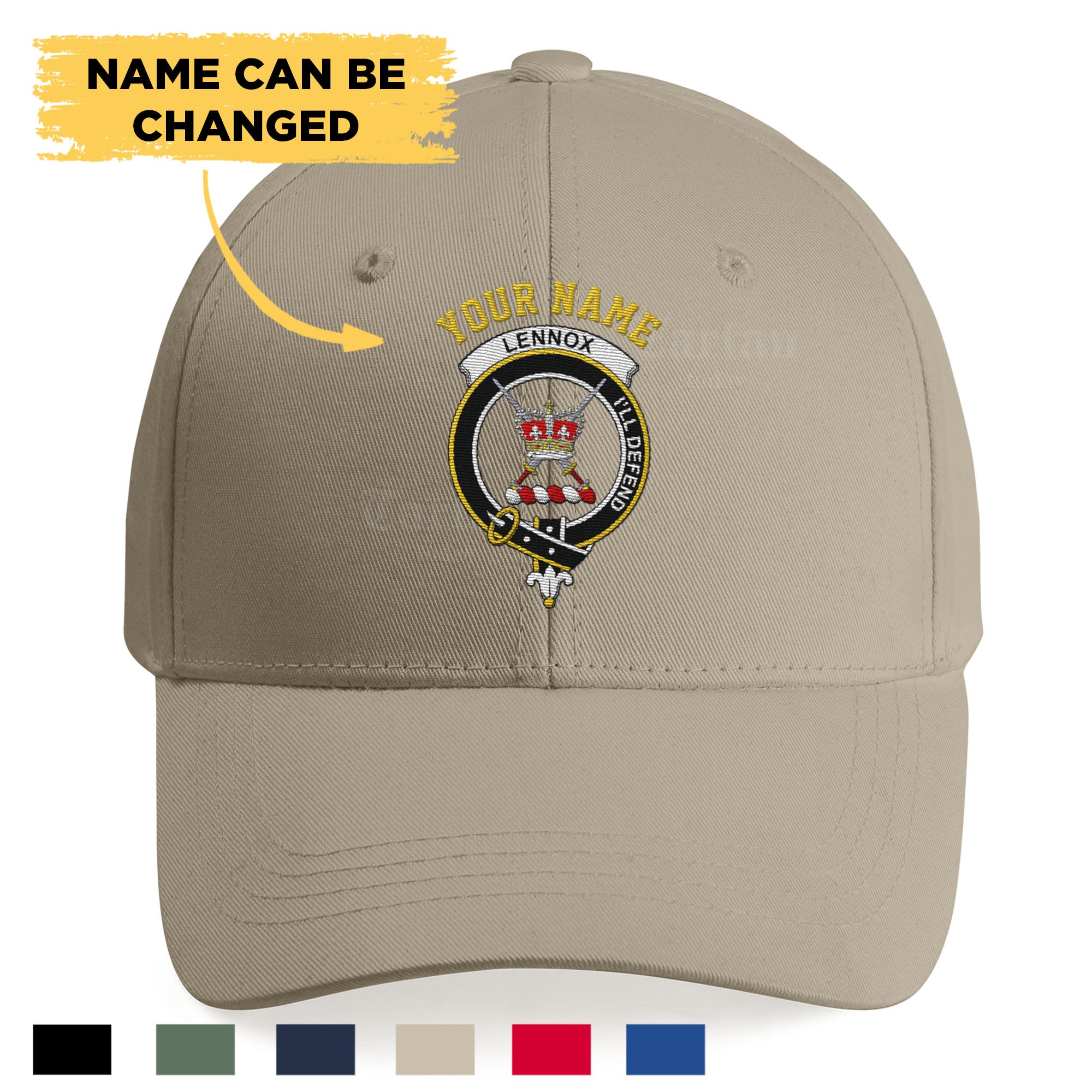 Personalized Embroidered Lennox (Lennox Kincaid) Tartan Clan Crest Hat – Custom Name Baseball Cap – Scottish Family Gift OZ68 Lennox (Lennox Kincaid) Tartan Clan Crest Tartan Today