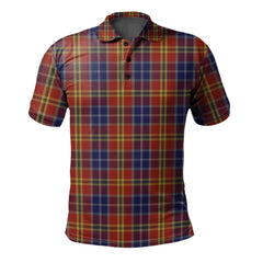 Clan Lermontov Tartan Polo Shirt QE64 Lermontov Tartan Tartan Polo   