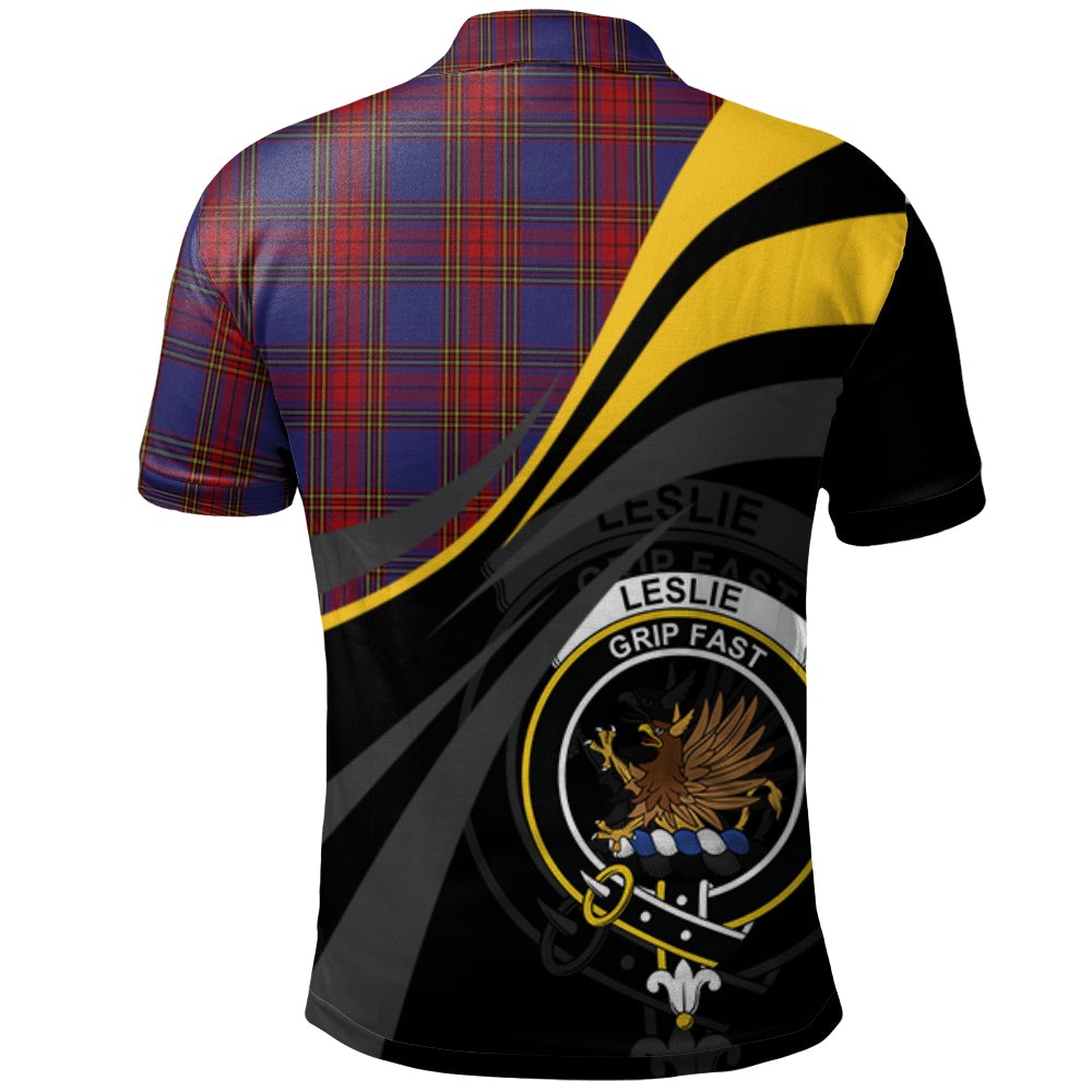 Clan Leslie J Cant Tartan Polo Shirt - Royal Coat Of Arms Style XF47 Leslie J Cant Tartan Tartan Polo   