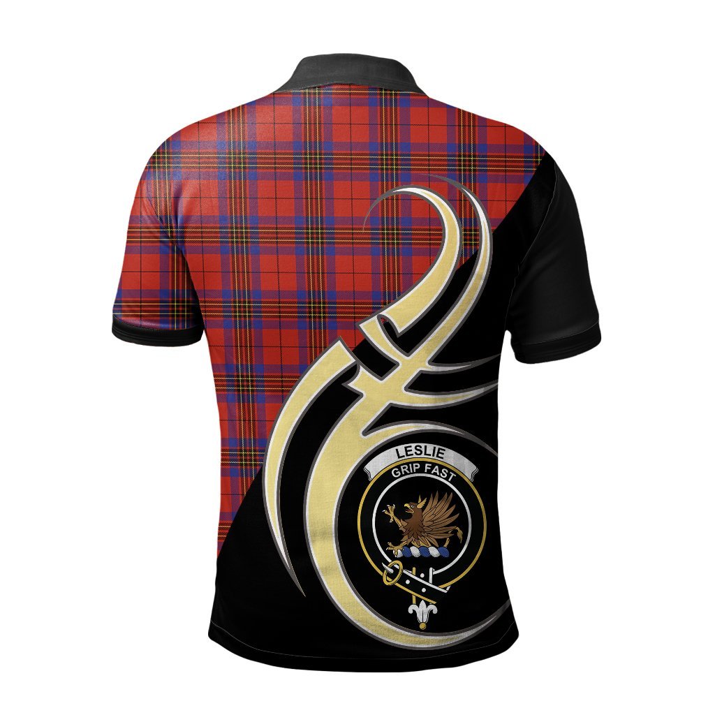 Clan Leslie Modern Tartan Polo Shirt - Believe In Me Style XH20 Leslie Modern Tartan Tartan Polo   