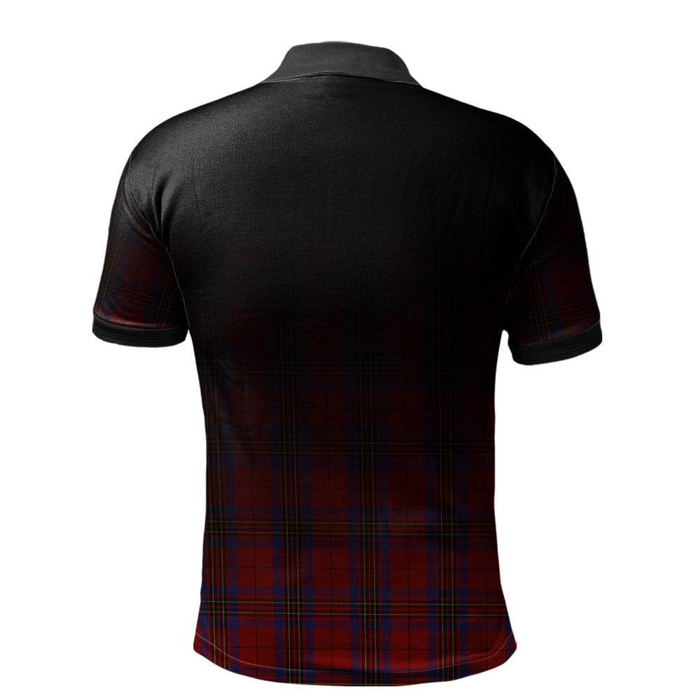 Clan Leslie Red Tartan Polo Shirt - Alba Celtic Style HW54 Leslie Red Tartan Tartan Polo   