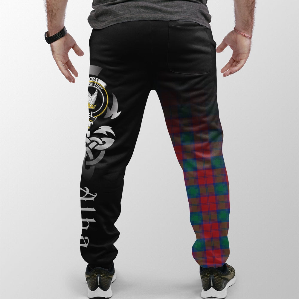 Clan Lindsay Modern Tartan Crest Jogger Sweatpants  Alba Celtic Style DK30 Clan Lindsay Tartan Today   