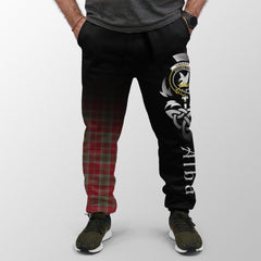 Clan Lindsay Weathered Tartan Crest Jogger Sweatpants  Alba Celtic Style MH76 Clan Lindsay Tartan Today   