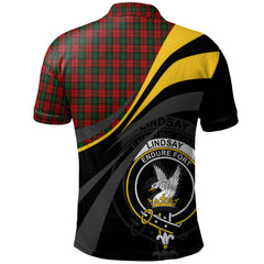 Clan Lindsay 02 Tartan Polo Shirt - Royal Coat Of Arms Style DA97 Lindsay 02 Tartan Tartan Polo   