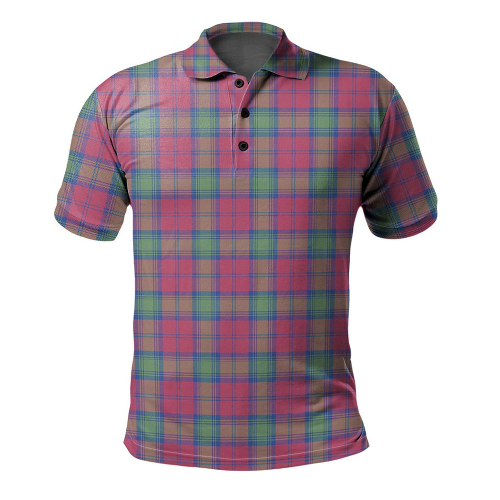 Clan Lindsay Ancient Tartan Polo Shirt KI73 Lindsay Ancient Tartan Tartan Polo   