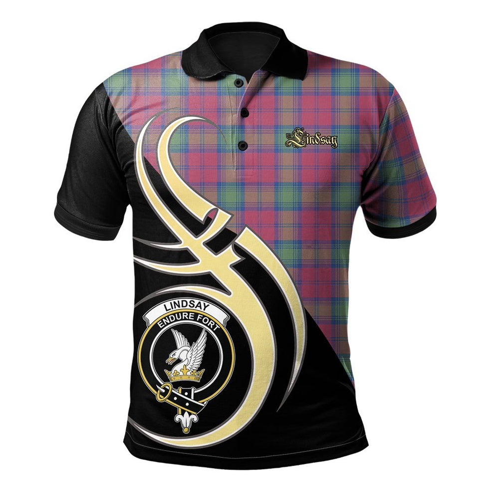 Clan Lindsay Ancient Tartan Polo Shirt - Believe In Me Style PC27 Lindsay Ancient Tartan Tartan Polo   