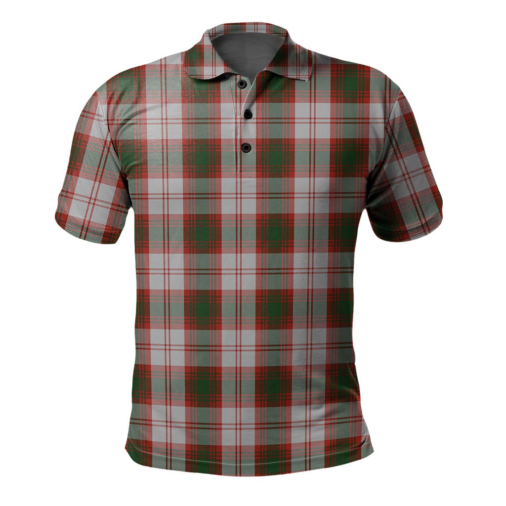 Clan Lindsay Dress Red Tartan Polo Shirt KY36 Lindsay Dress Red Tartan Tartan Polo   