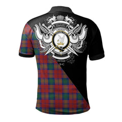 Clan Lindsay Modern Clan - Military Polo Shirt DB73 Lindsay Modern Tartan Tartan Polo   
