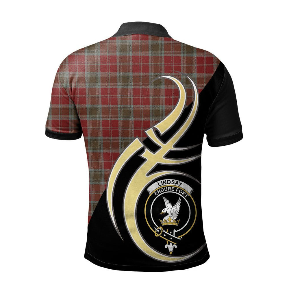 Clan Lindsay Weathered Tartan Polo Shirt - Believe In Me Style TP16 Lindsay Weathered Tartan Tartan Polo   