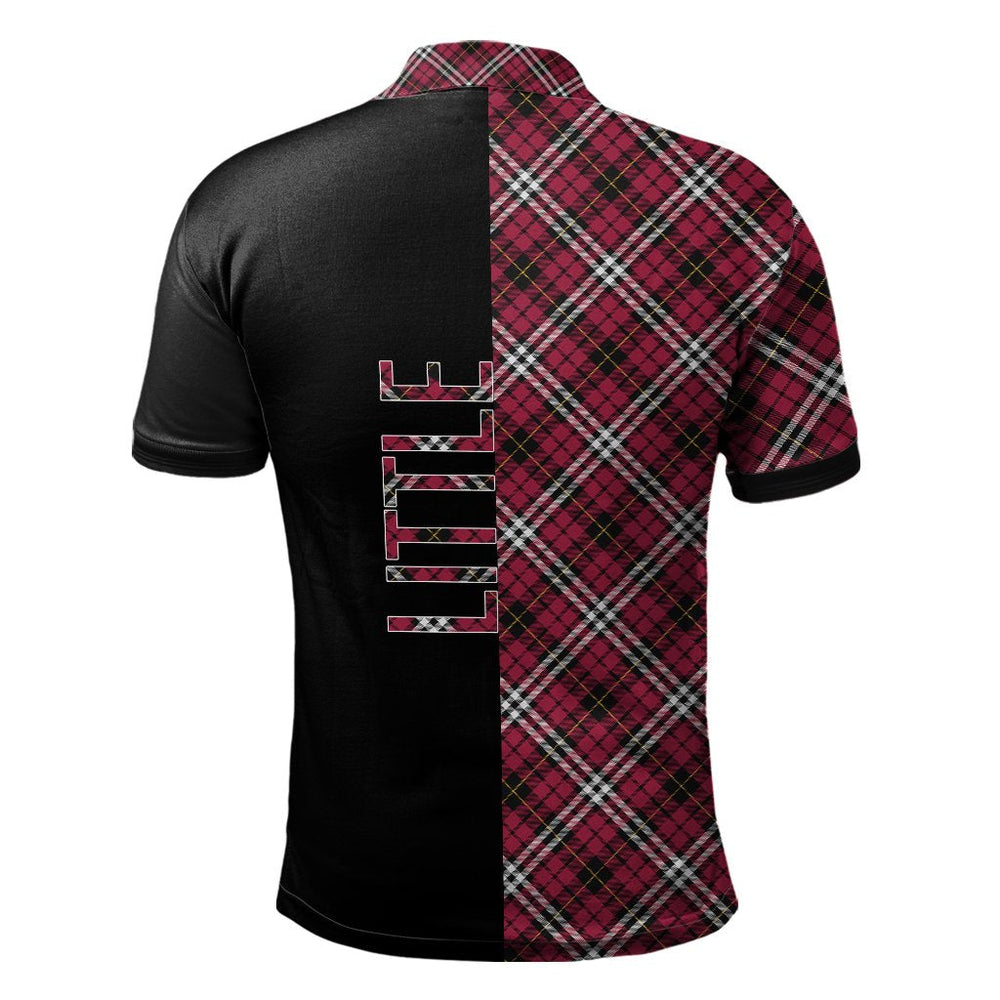Clan Little Tartan Polo Shirt Half of Me - Cross Style BM22 Little Tartan Tartan Polo   
