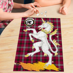 Clan Little Tartan Crest Unicorn Scotland Jigsaw Puzzles Gift For Family NX50 Clan Little Tartan Today   