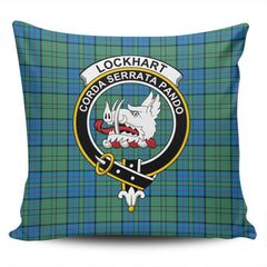 Clan Lockhart Modern Tartan Crest Pillow Cover YV68 Clan Lockhart Tartan Today   
