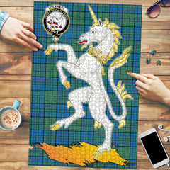 Clan Lockhart Tartan Crest Unicorn Scotland Jigsaw Puzzles Gift For Family JE92 Clan Lockhart Tartan Today   