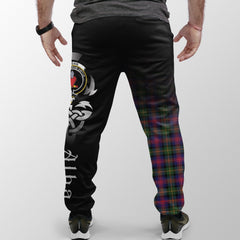 Clan Logan Modern Tartan Crest Jogger Sweatpants  Alba Celtic Style ZH51 Clan Logan Tartan Today   