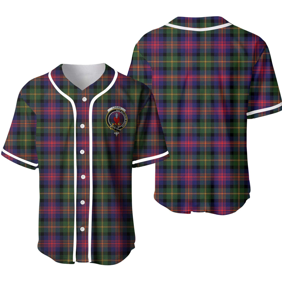 Clan Logan Tartan Unisex Baseball Jersey VC52ZJ73 Clan Logan Tartan Today   